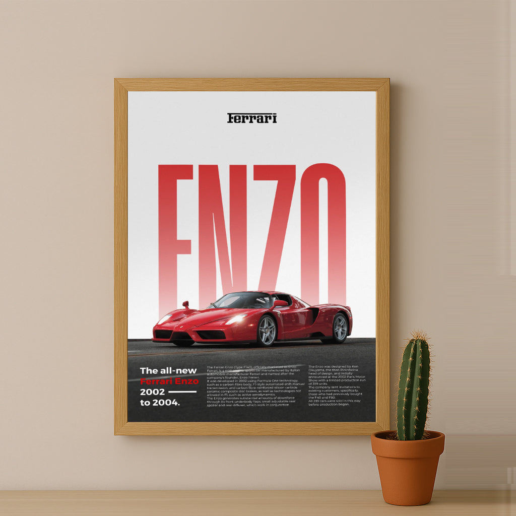 Poster Voitures - Ferrari Enzo
