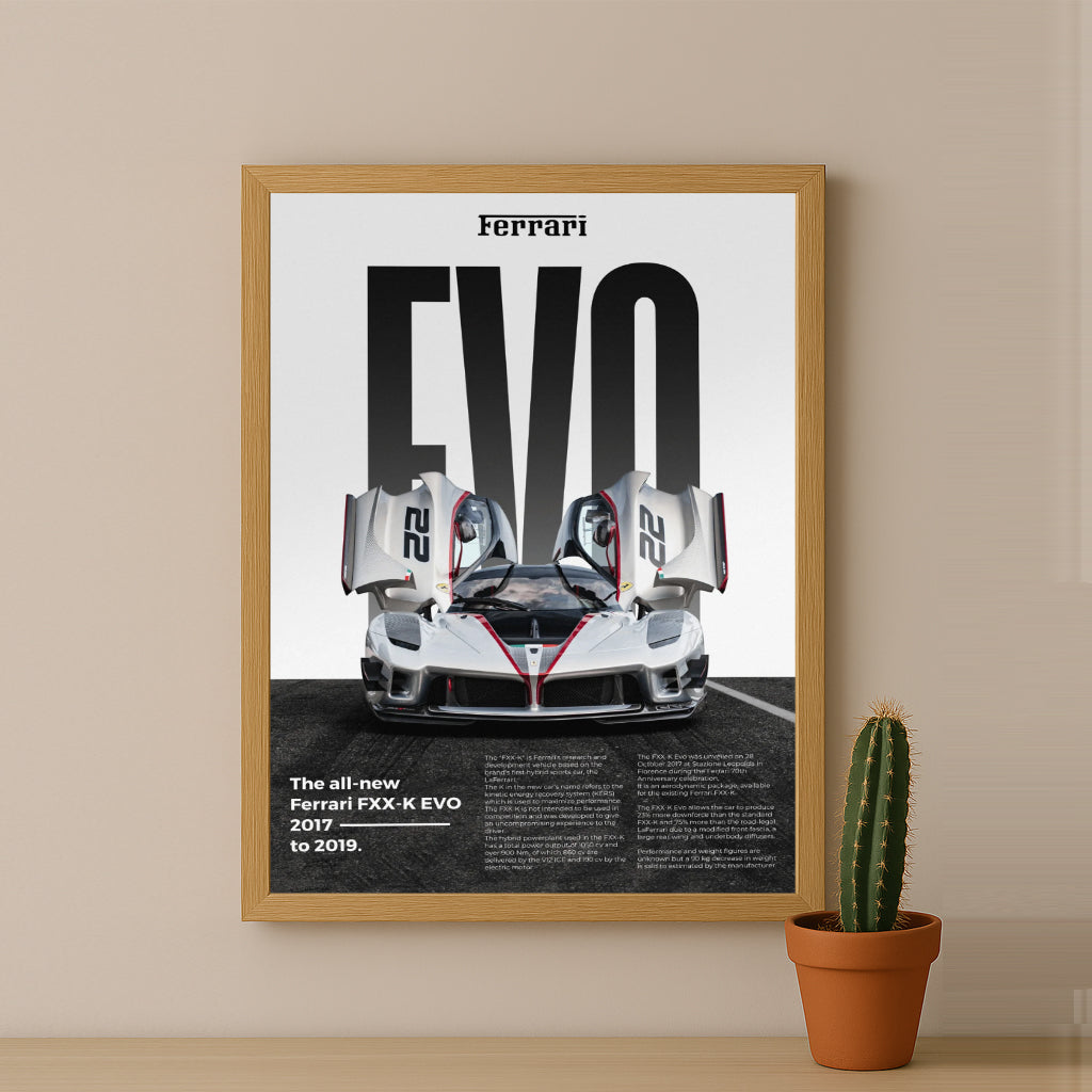Poster Voitures - Ferrari FXX-K EVO