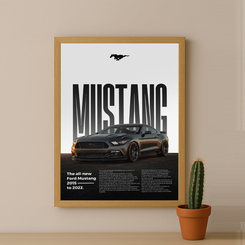 Poster Voitures - Ford Mustang 2015