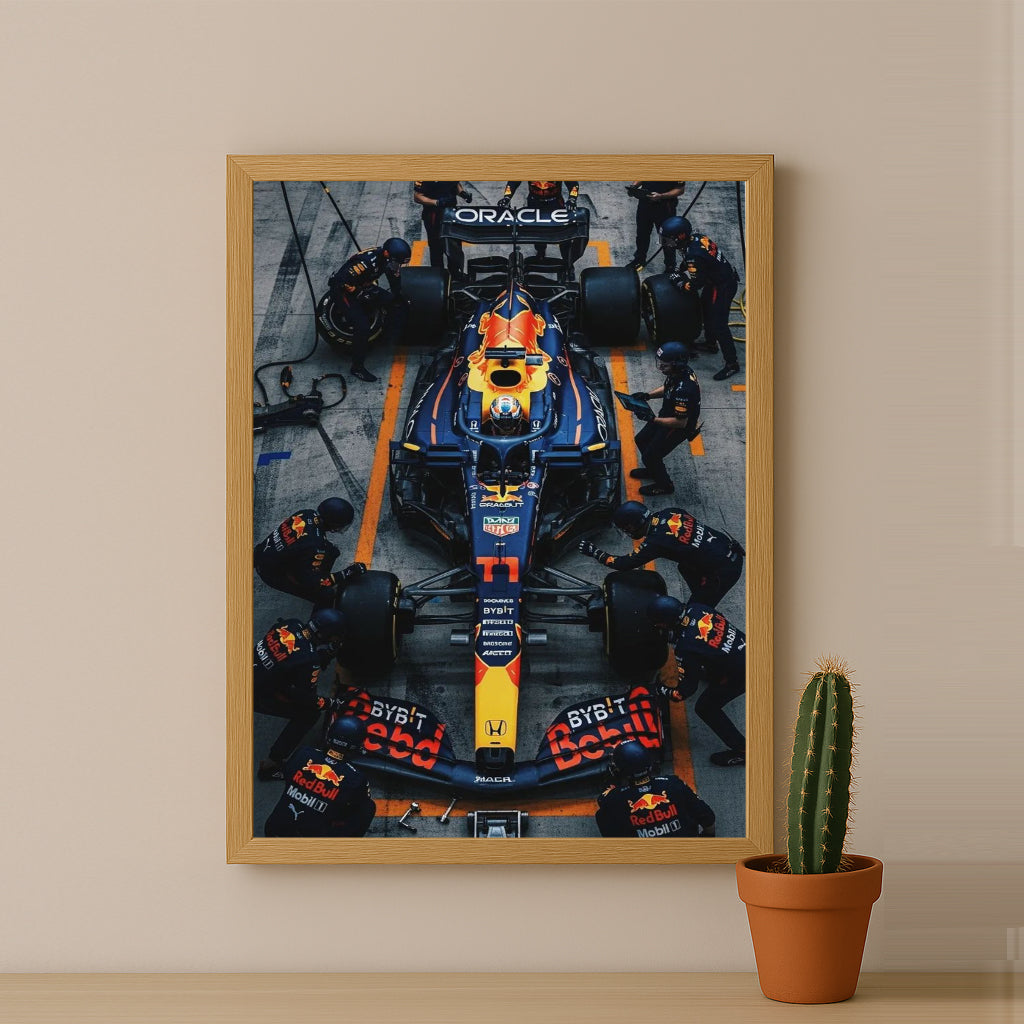 Poster encadrée Formule 1 - Redbull