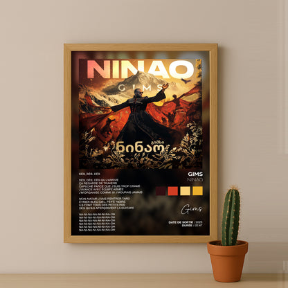 Cadre photo Titre Musicaux - Ninao de Gims