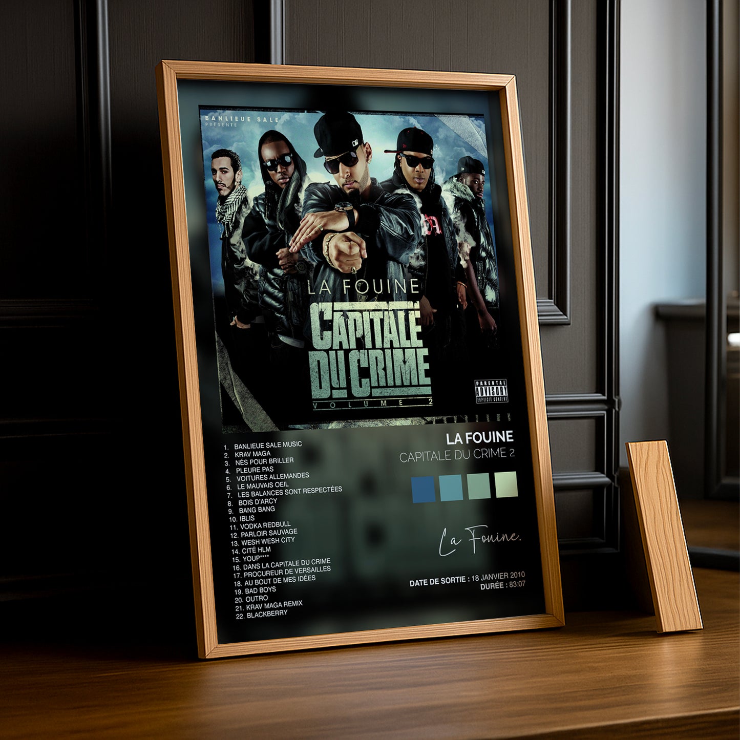 Cadre Photo La Fouine - Capitale du crime 2