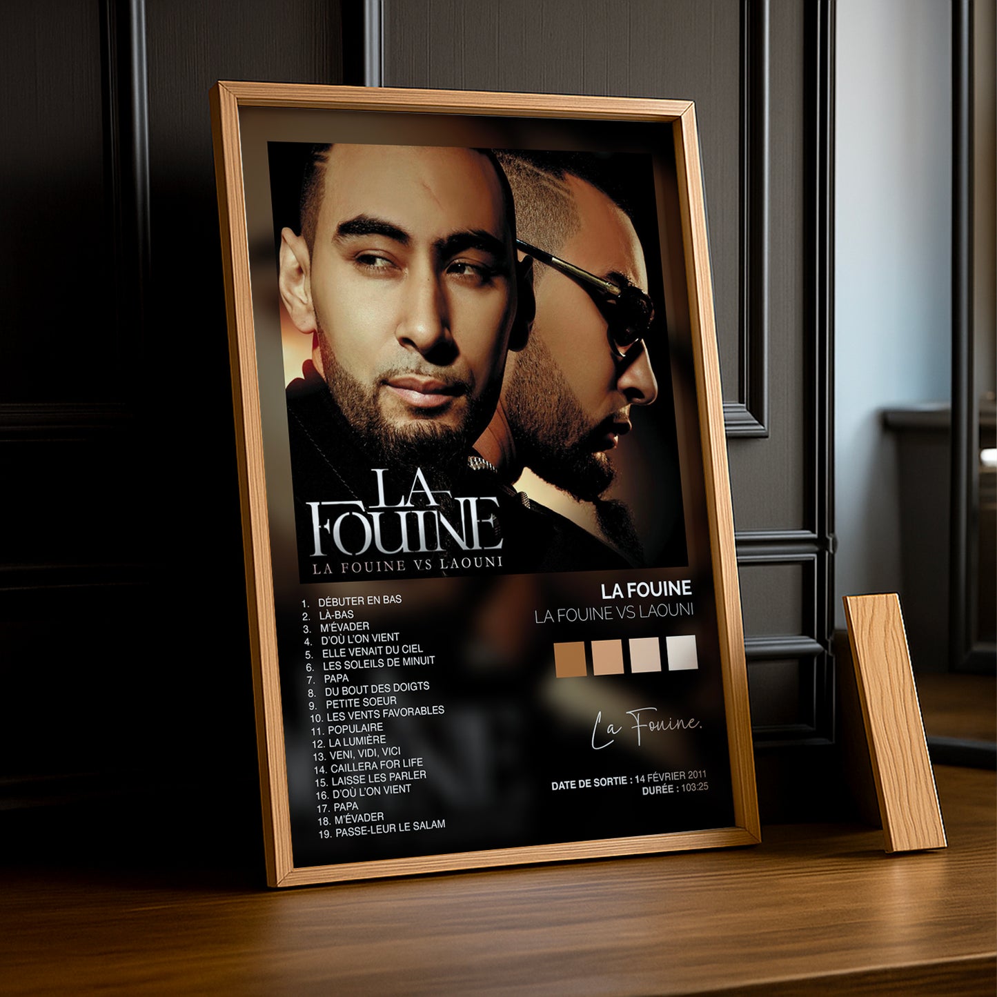 Cadre Photo La Fouine - La Fouine vs Laouni