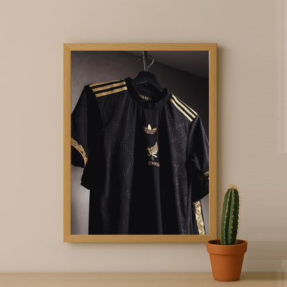 Poster Maillot Football - Mexico 2025-2026