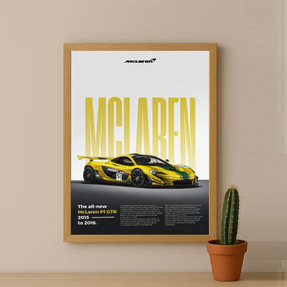 Poster Voitures - McLaren P1 GTR