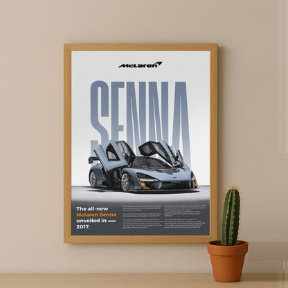 Poster Voitures - McLaren Senna