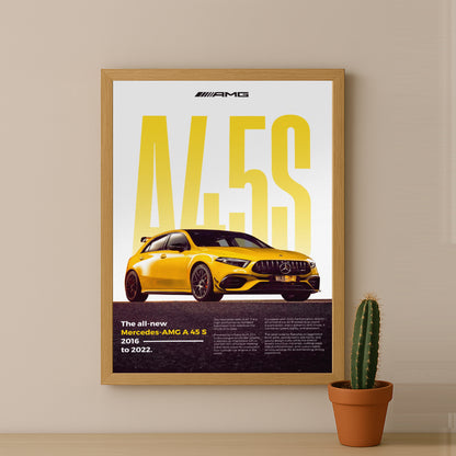 Poster Voitures - Mercedes A45s