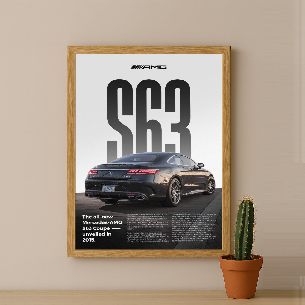 Poster Voitures - Mercedes AMG S63