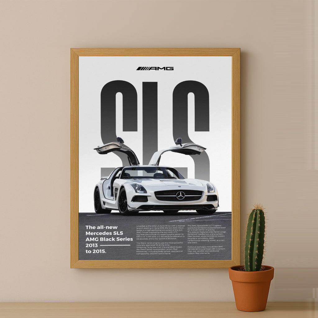 Poster Voitures - Mercedes SLS AMG Black Series