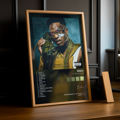 Cadre photo Niska - Commando