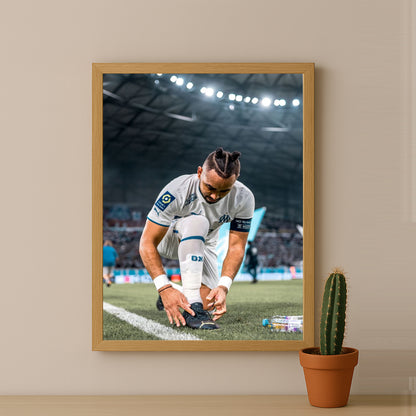 Poster encadrée Olympique de Marseille - Dimitri Payet