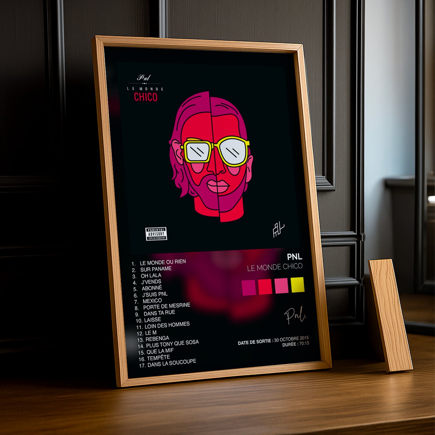 Cadre Photo PNL - Le Monde Chico