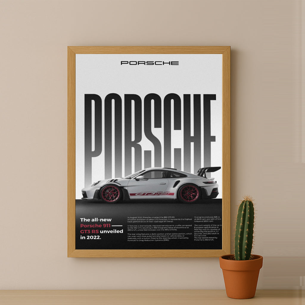 Poster Voitures - Porsche 911 GT3 RS