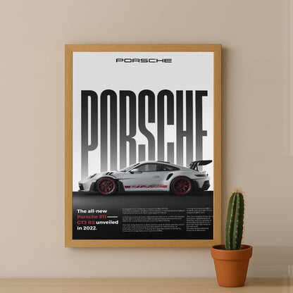 Poster Voitures - Porsche 911 GT3 RS