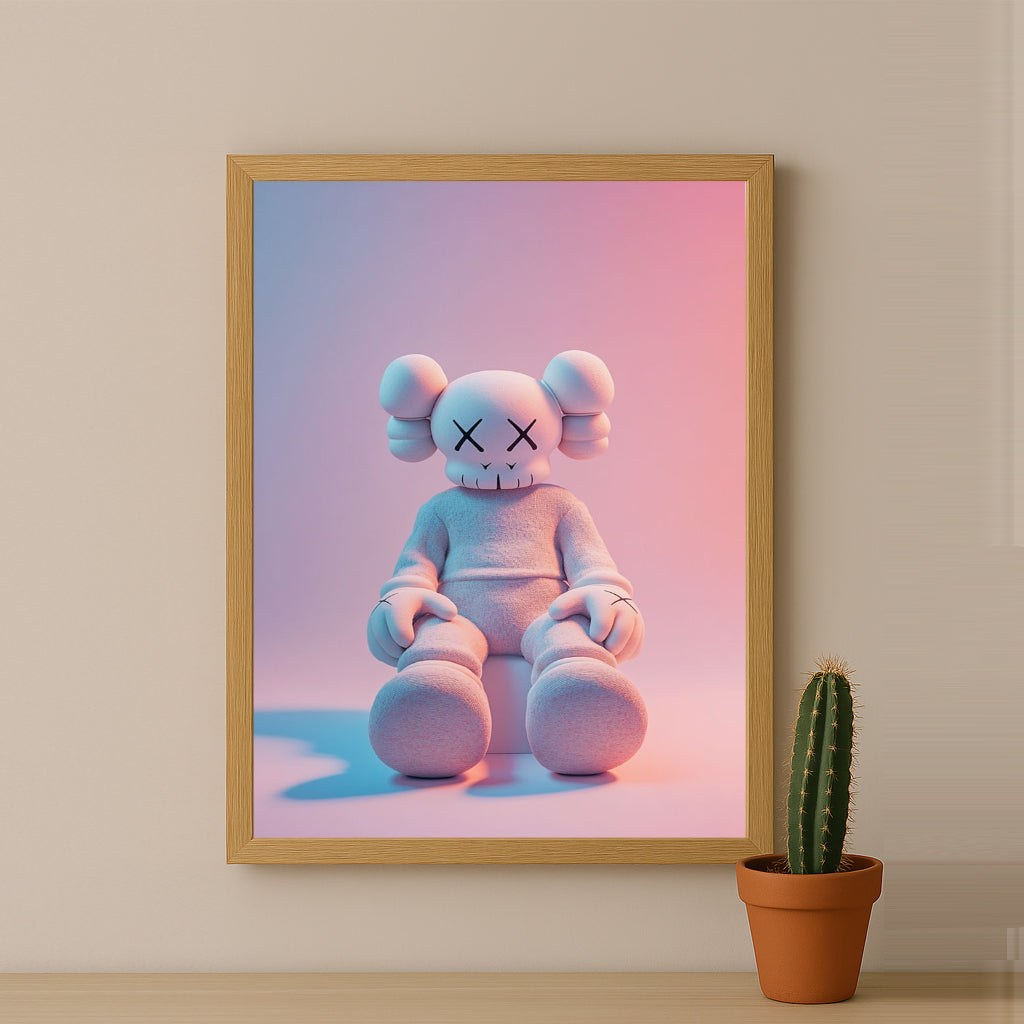 Poster Kaws - Companion Rose