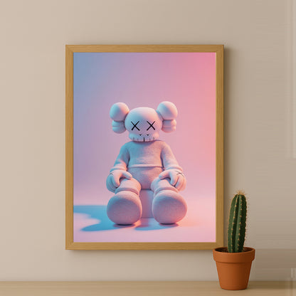 Poster Kaws - Companion Rose