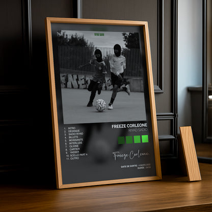 Cadre Photo Freeze Corleone - Riyad Sadio