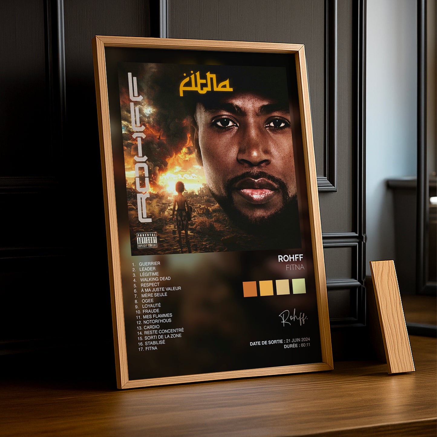 Cadre Photo Rohff - Fitna