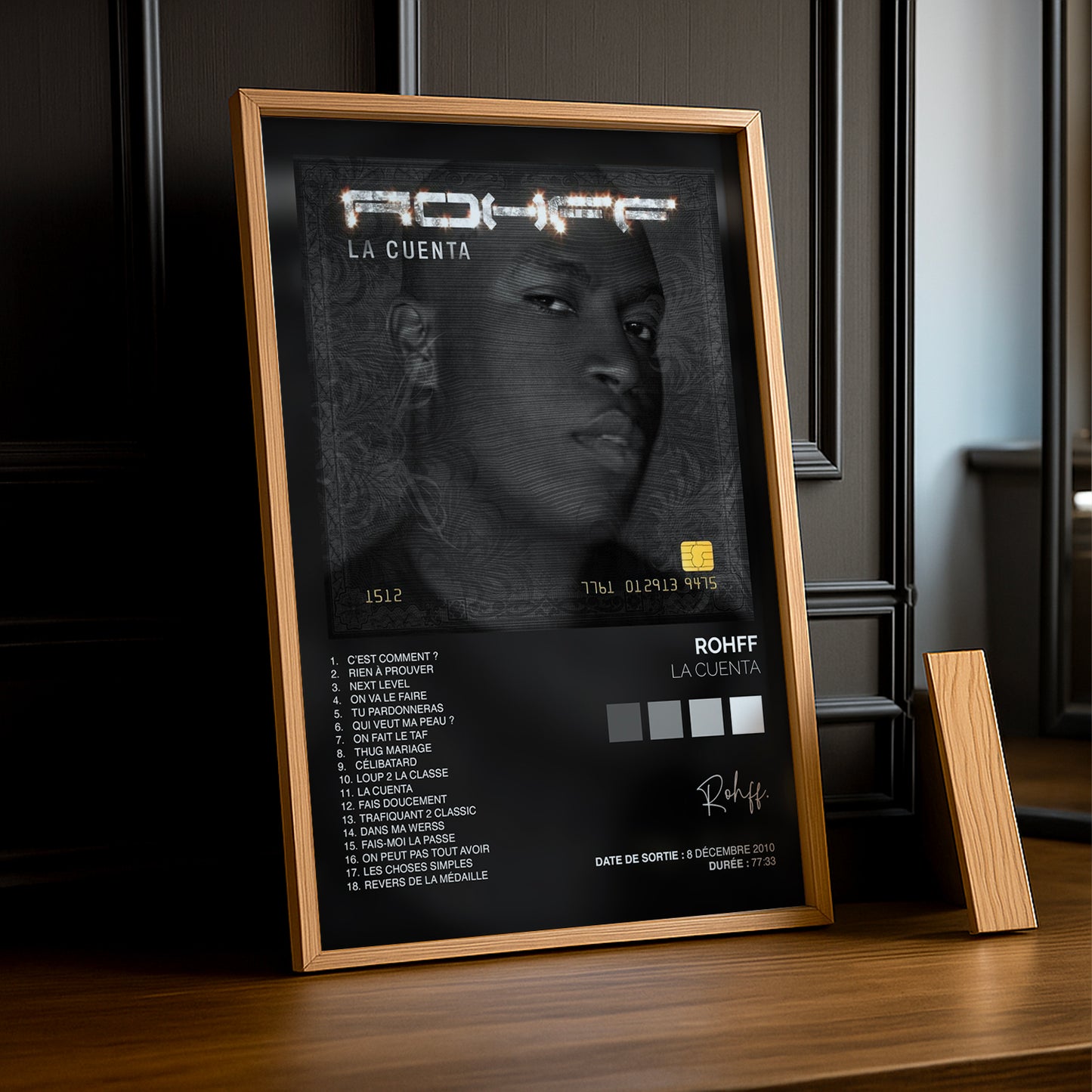 Cadre Photo Rohff - La Cuenta