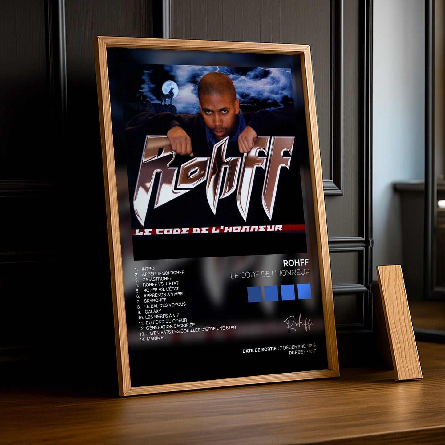 Cadre Photo Rohff - Le code de l'honneur
