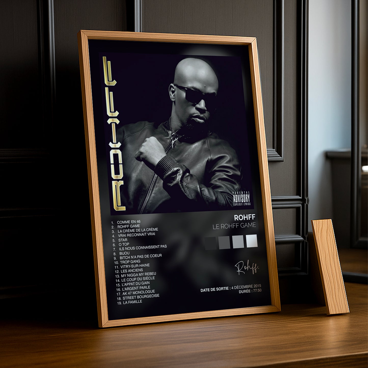 Cadre Photo Rohff - Le Rohff Game