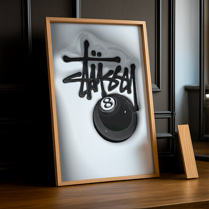 Cadre photo Stüssy 8 logo