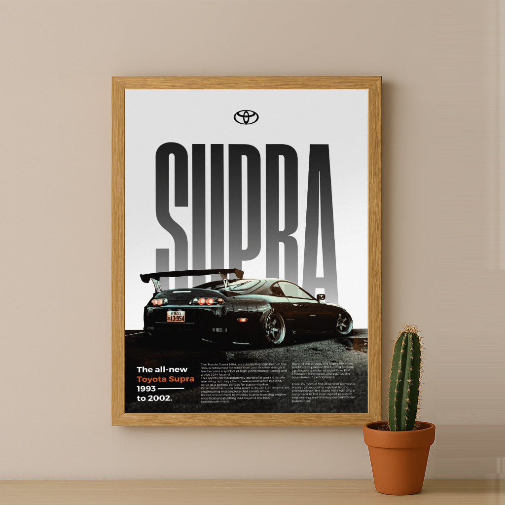 Poster Voitures - Toyota Supra