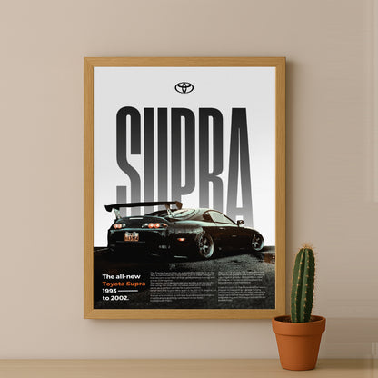 Poster Voitures - Toyota Supra