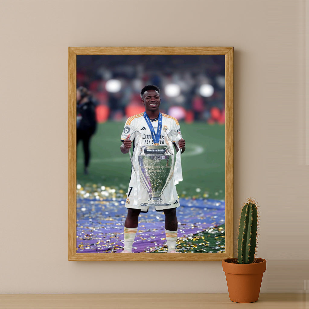 Poster encadrée Real Madrid - Vinicius Junior LDC
