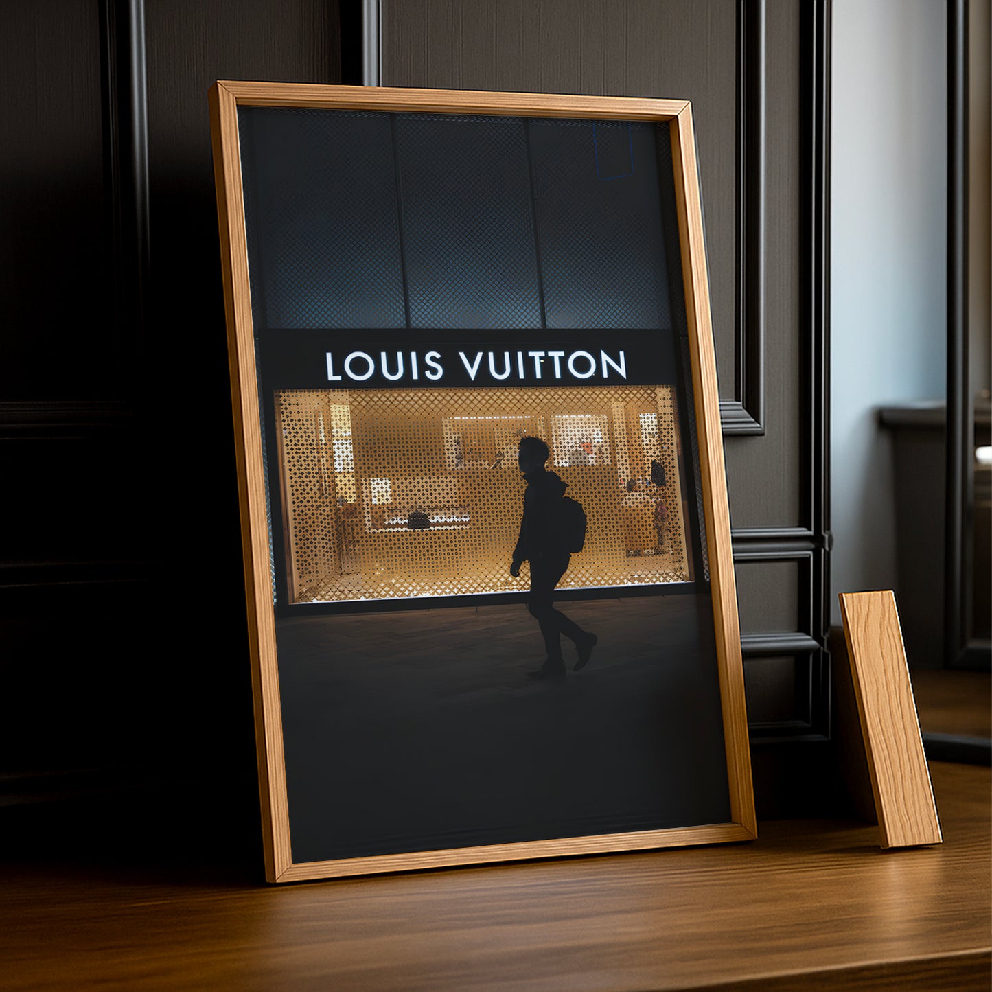 Cadre photo Louis Vuitton by night