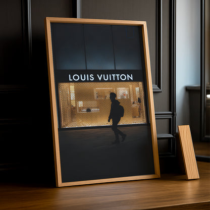 Cadre photo Louis Vuitton by night