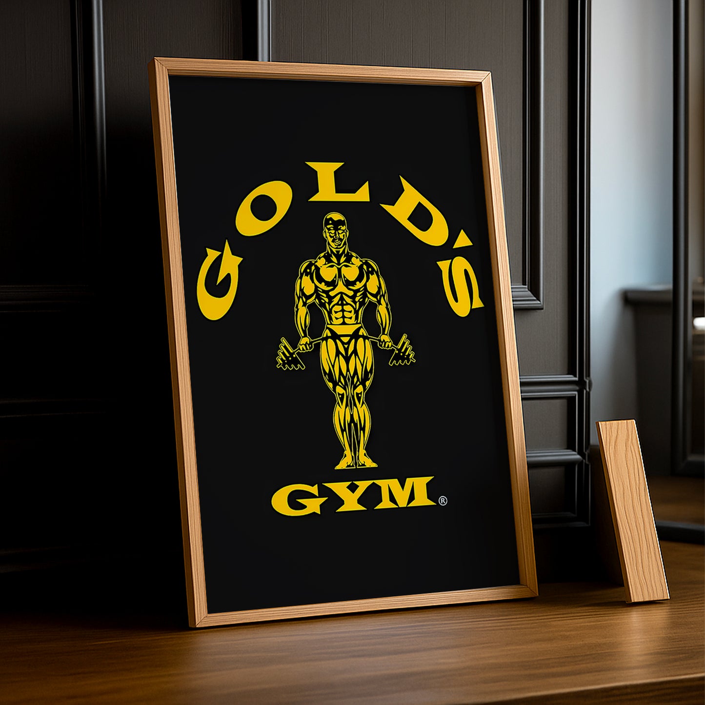 Poster Photo Musculation - Gold's Gym