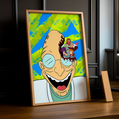 Cadre Photo Futurama - Professeur Hubert