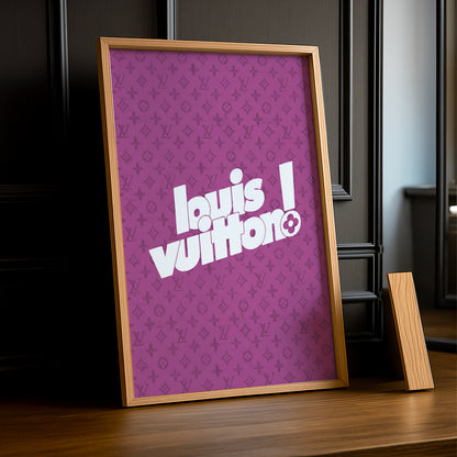 Cadre photo Louis Vuitton Pink
