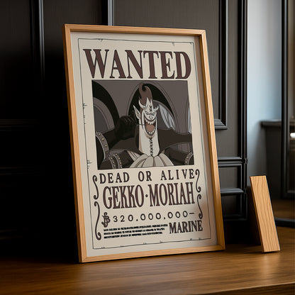 Cadre photo One Piece - Wanted Gekko Moriah