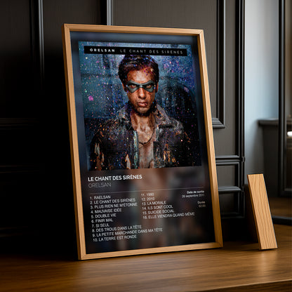 Cadre photo Album Le chant des sirènes d'Orelsan