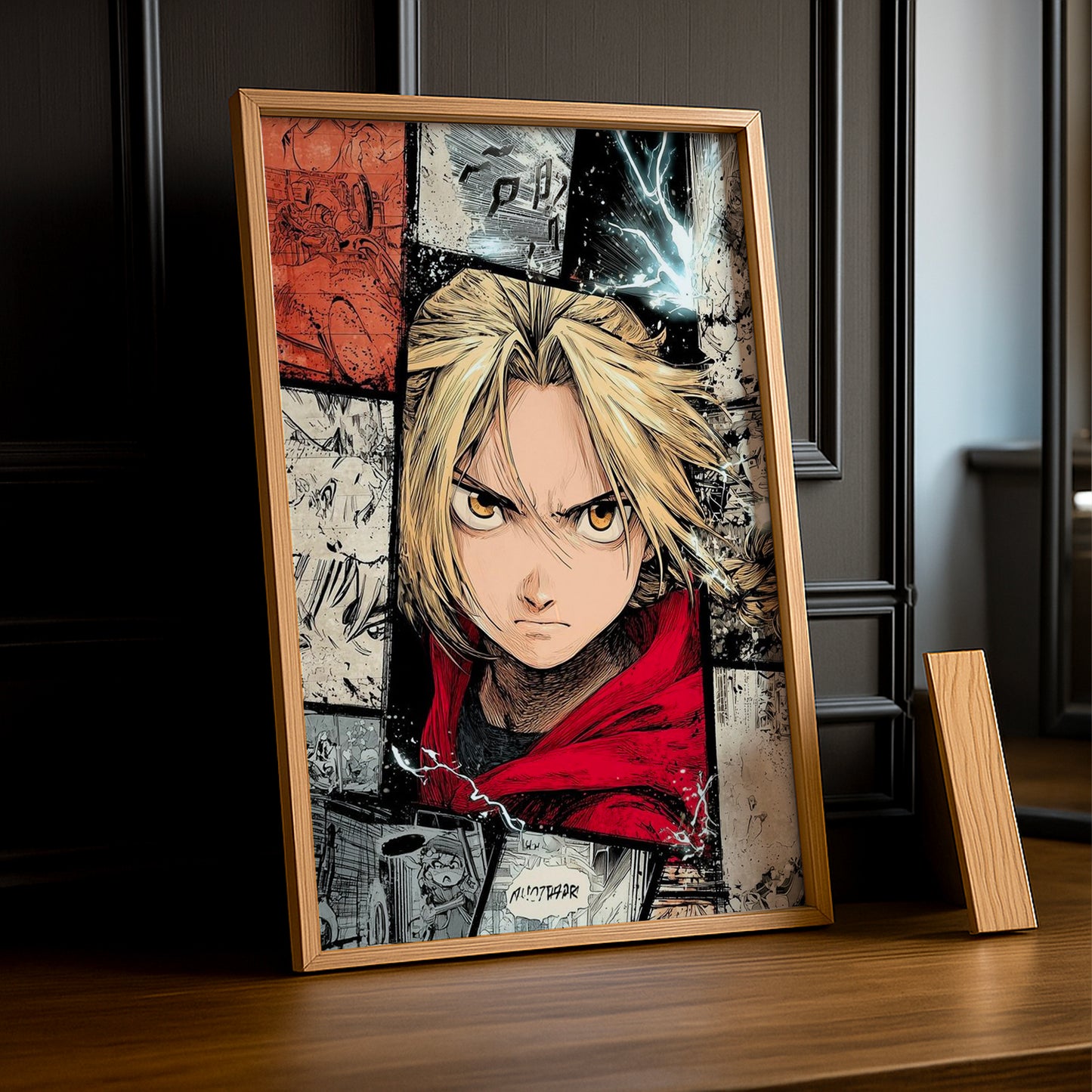 Cadre Photo Full Metal Alchemist - Edward Bande Dessinée