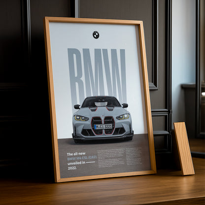 Poster Voitures - BMW M4 CSL G82