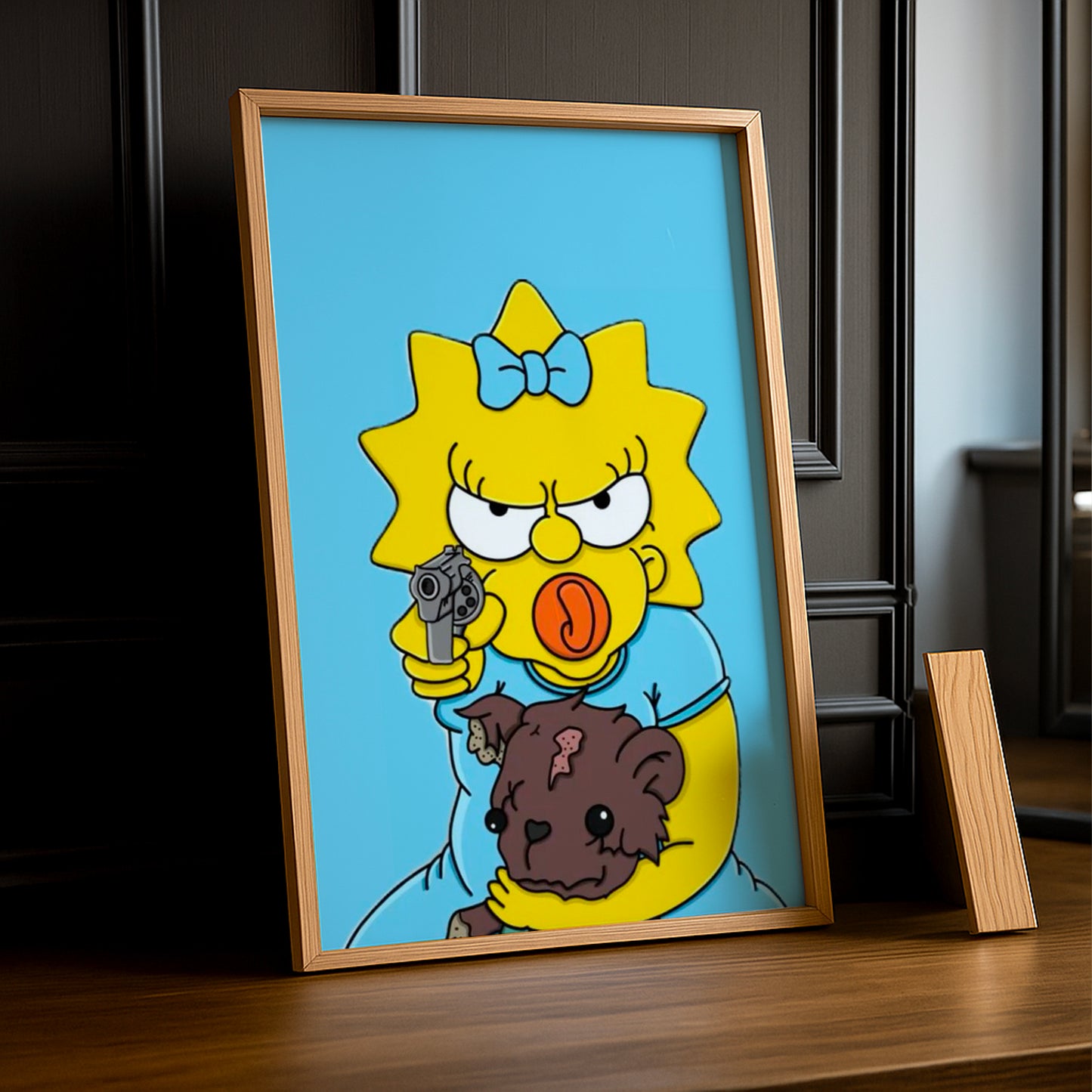 Cadre Photo Les Simpsons - Maggie Simpson Braque