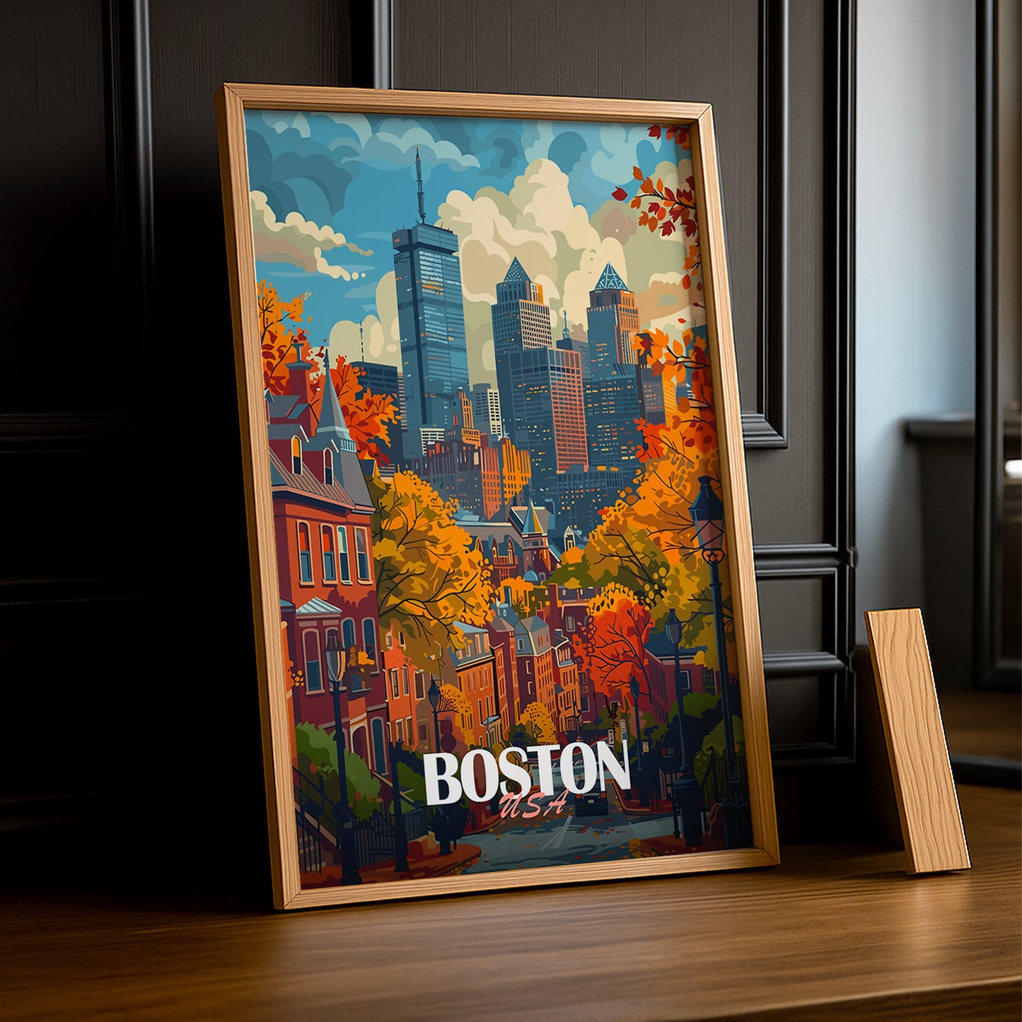 Cadre photo Boston USA