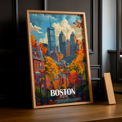 Cadre photo Boston USA