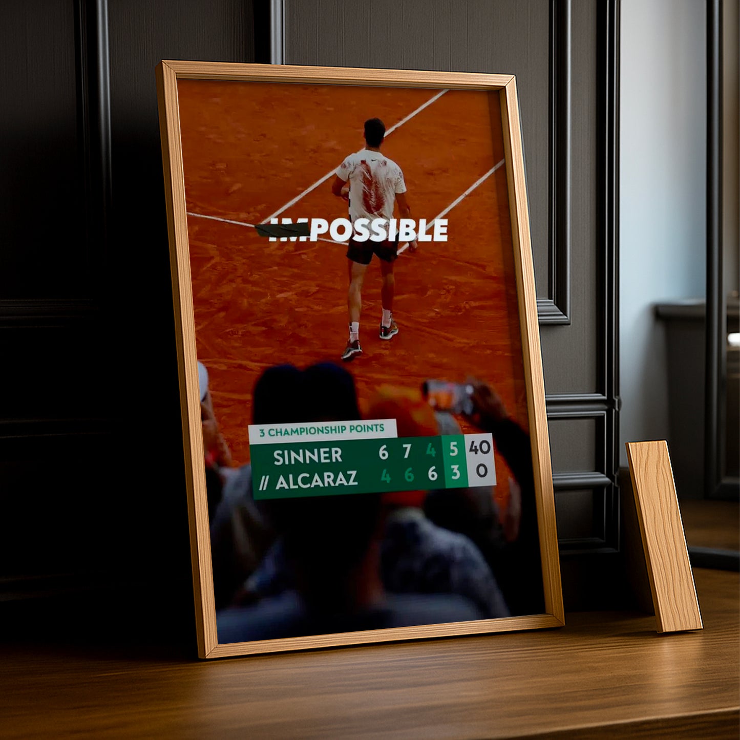 Cadre photo Tennis - Possible