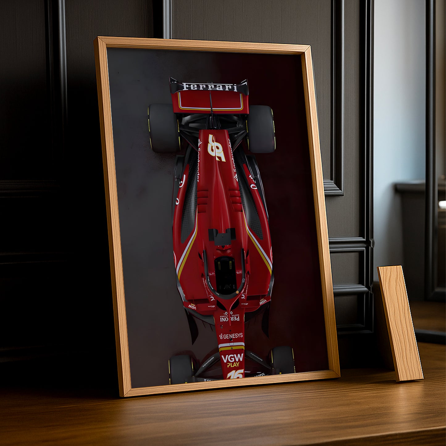 Poster encadrée Formule 1 - Ferrari