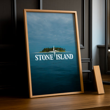 Poster Stone Island - Île Logo
