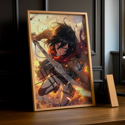 Cadre Photo SNK - Mikasa Ackerman