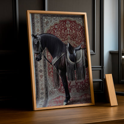 Cadre photo Équitation - Cheval Tapis Rouge