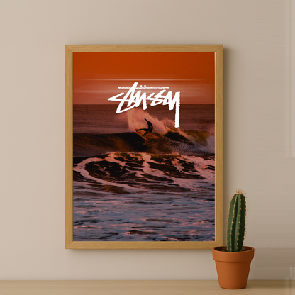 Cadre photo Stüssy - Red surf