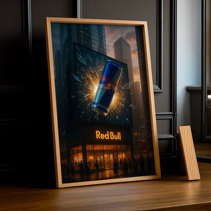 Cadre Photo Redbull - Immeuble