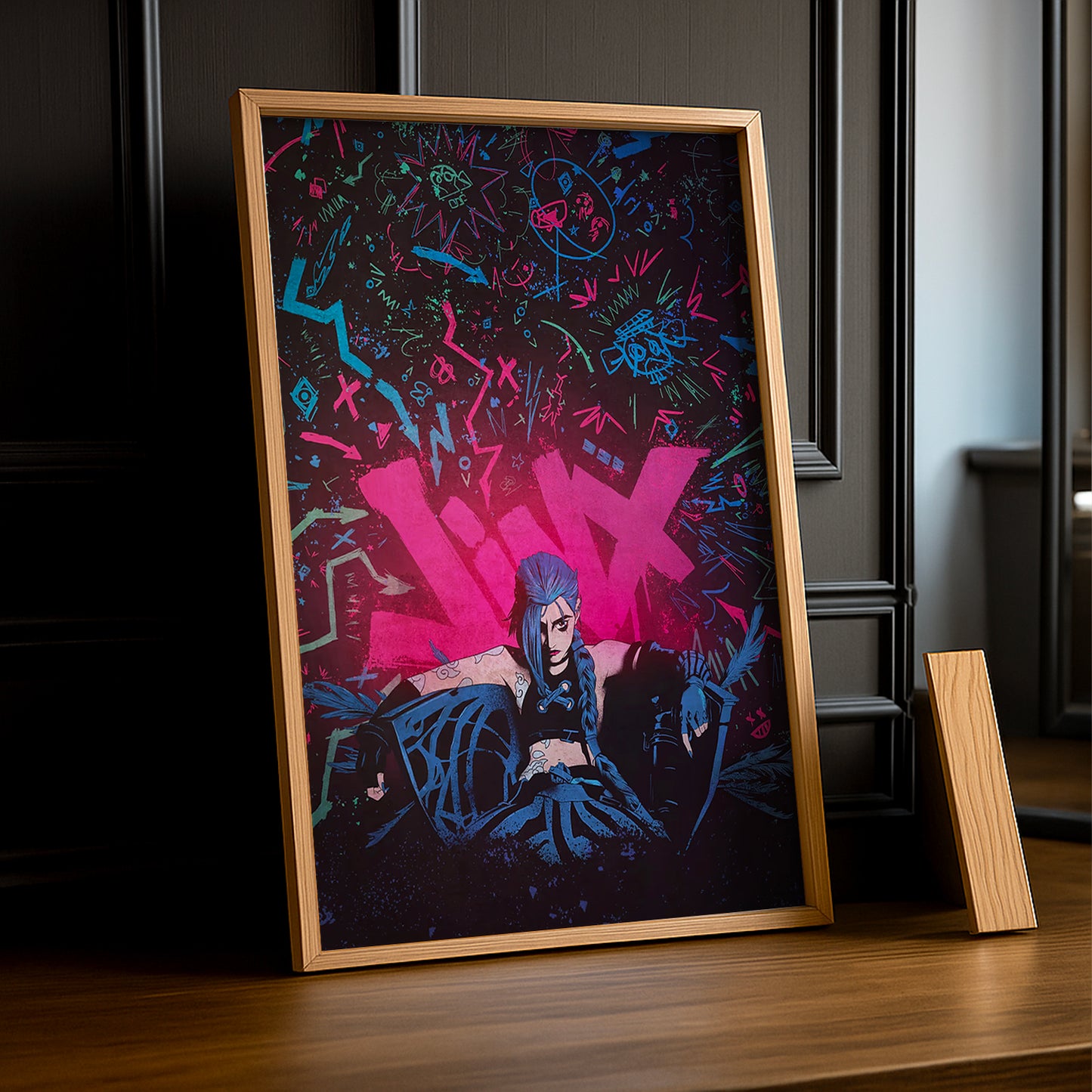 Cadre photo Jinx Arcane