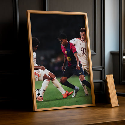 Cadre photo de Lamine Yamal vs Bayern Munich